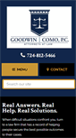 Mobile Screenshot of goodwinlegal.com